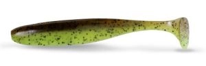 Nástraha 4Street B-Ass Shad 6,1cm 10ks Green Pumpkin Chartreuse